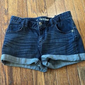 Cat & Jack Dark Blue Denim Shorts